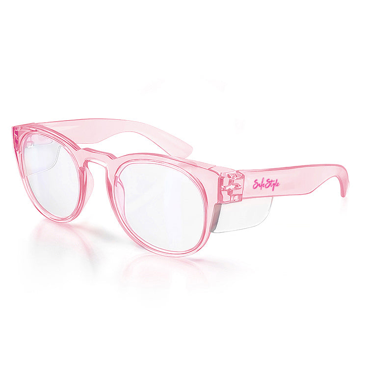 Cruisers Pink Frame Clear Lens – SafeStyle Eyewear US