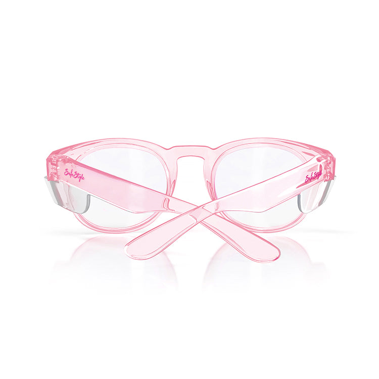Cruisers Pink Frame Clear Lens – SafeStyle Eyewear US