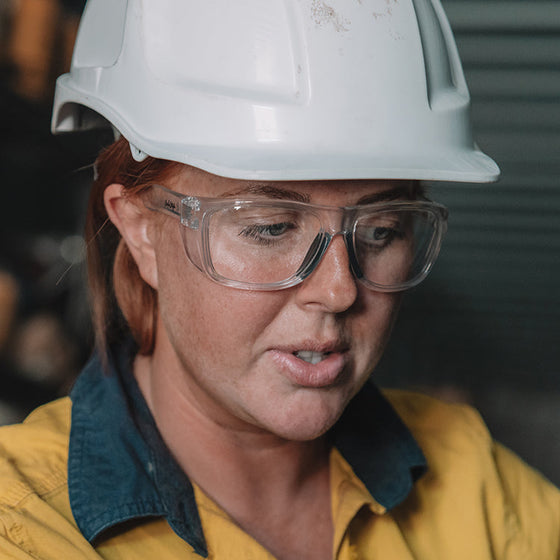 Rapids Clear Frame Clear Lens Safety Glasses