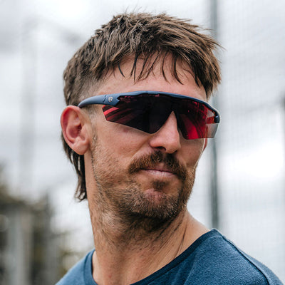 Phantoms Matte Navy Reflectors Red Lens