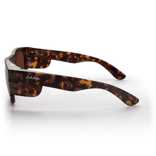 Fusions Matte Brown Tort Frame Brown Polarized Lens Safety Glasses