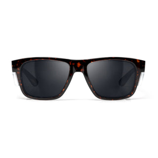 Fusions Brown Tort Frame Polarized Lens Safety Glasses