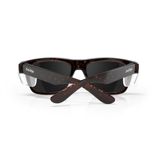 Fusions Brown Tort Frame Polarized Lens Safety Glasses