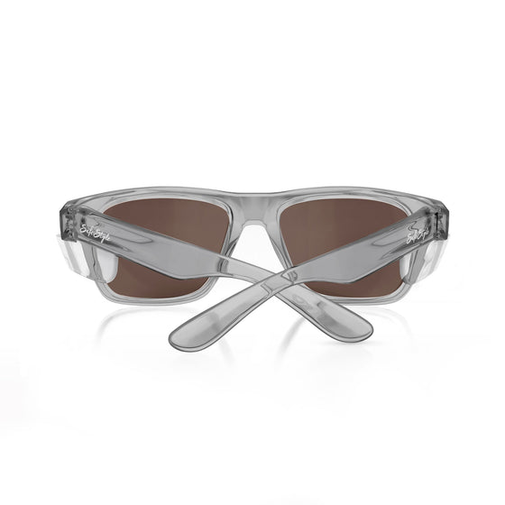 Fusions Graphite Frame Brown Polarized Lens Safety Glasses