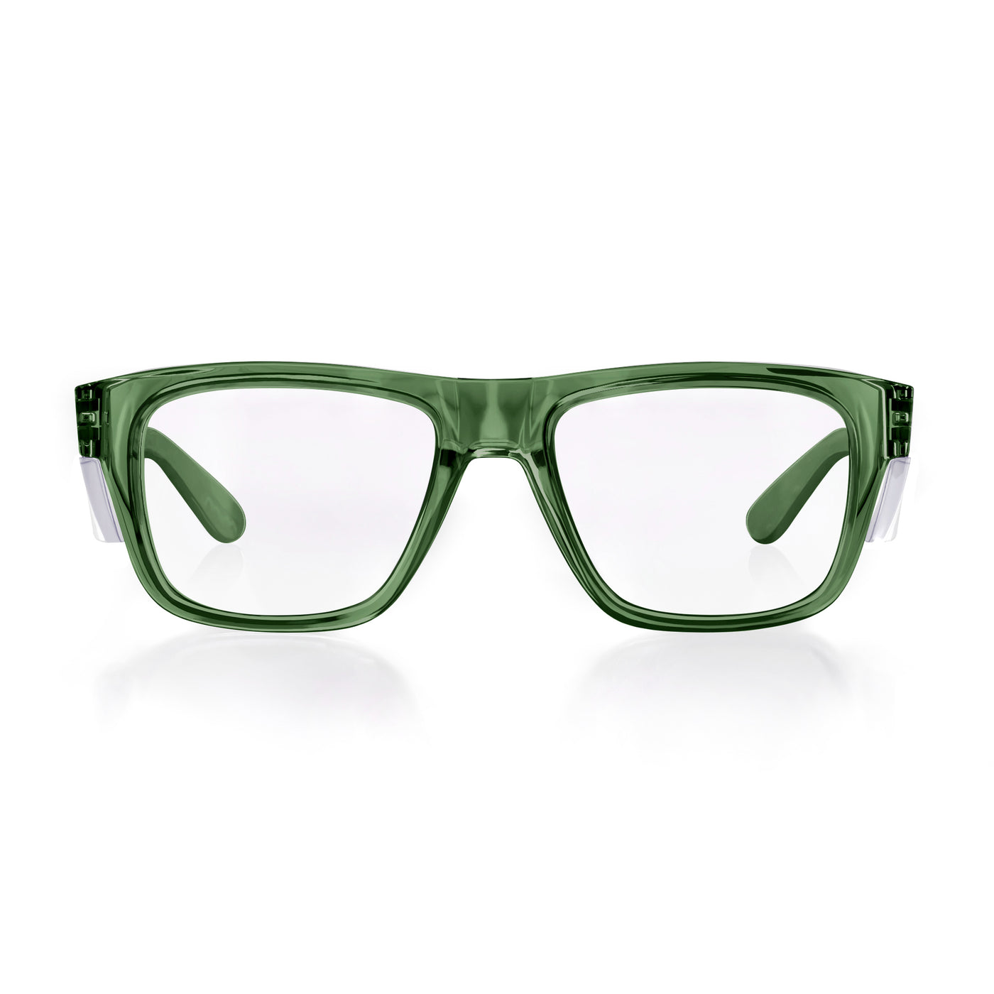 Fusions Green Frame Clear Lens