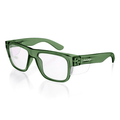 Fusions Green Frame Clear Lens