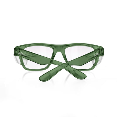 Fusions Green Frame Clear Lens