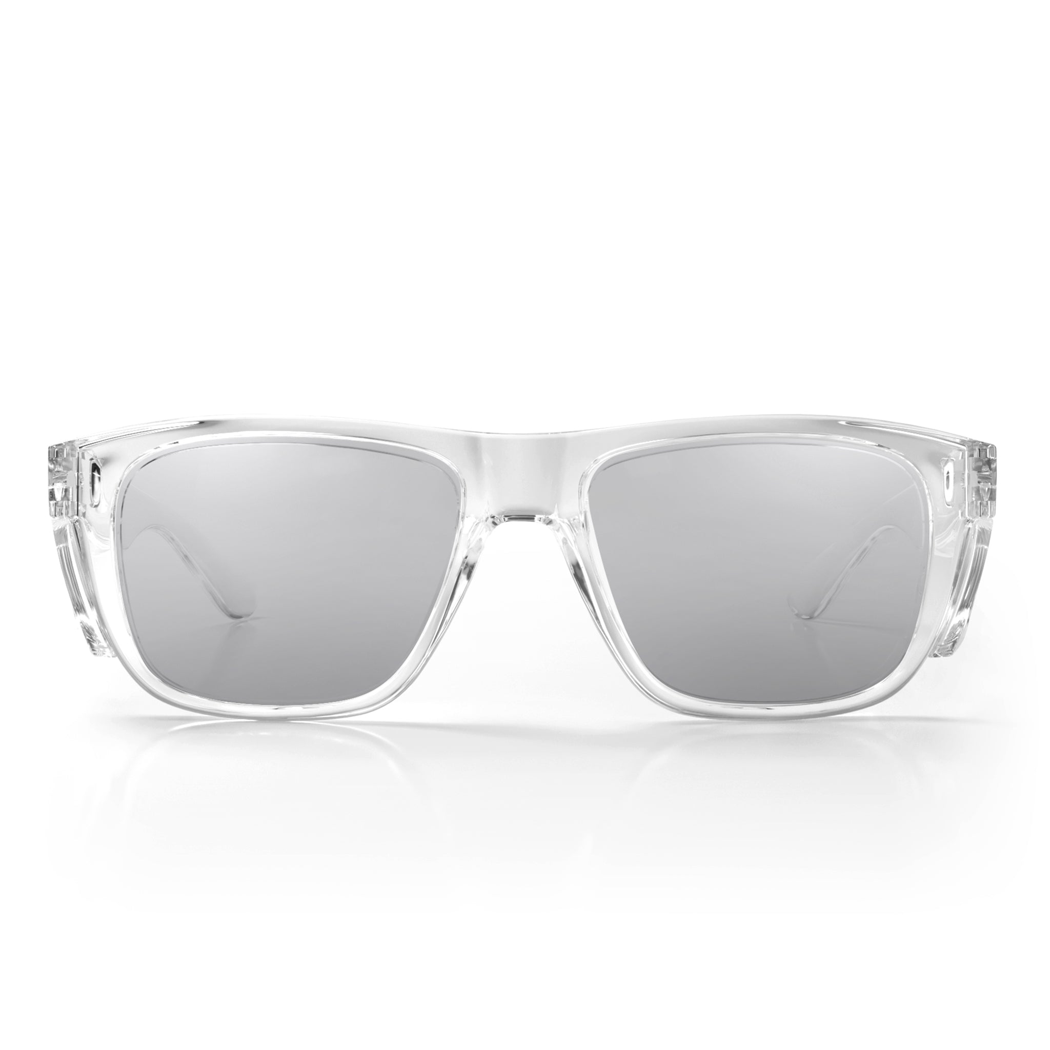 Fusions XL Clear Frame Hybrids Lens Safety Glasses – SafeStyle
