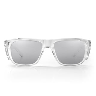 Fusions XL Clear Frame Hybrids Lens Safety Glasses