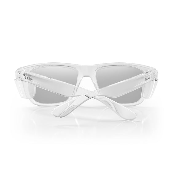 Fusions XL Clear Frame Hybrids Lens Safety Glasses