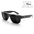 Fusions XL Black Frame Polarized Lens Safety Glasses