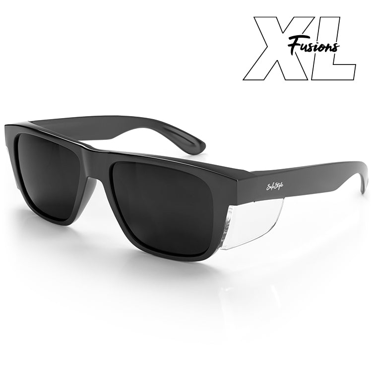Fusions XL Black Frame Tinted Lens