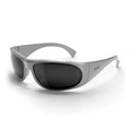 Sonics Silver Frame Polarized Lens Safety Glasses