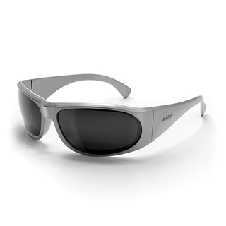 Sonics Silver Frame Polarized Lens Safety Glasses