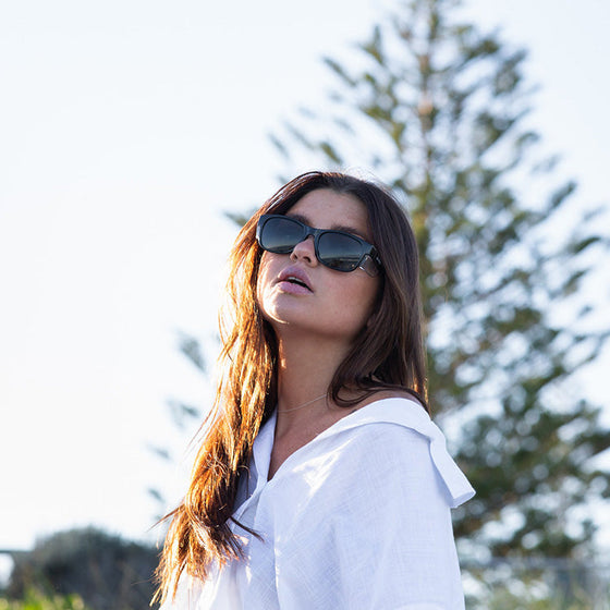 Classics Black Frame Polarized Lens Safety Glasses
