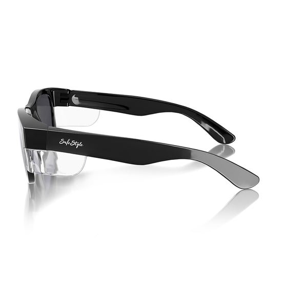 Classics Black Frame Polarized Lens Safety Glasses