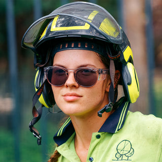 Cruisers Graphite Frame Tinted Lens Safety Glasses