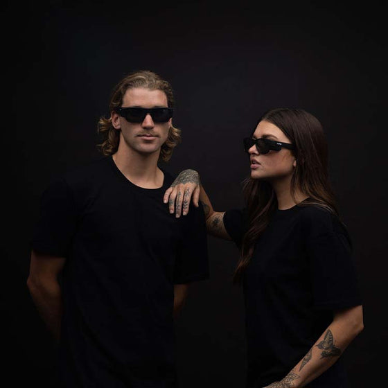 Fusions Matte Black Frame Polarized Lens Safety Glasses