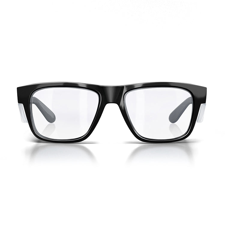 Fusions Black Frame Clear Lens