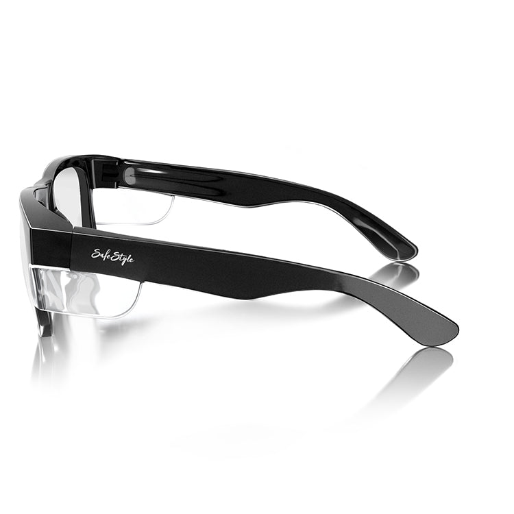 Fusions Black Frame Clear Lens