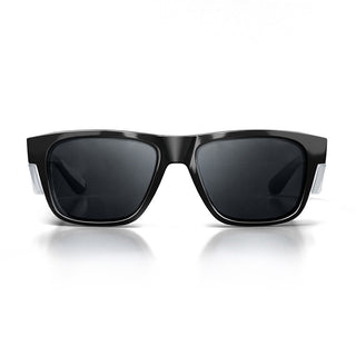 Fusions Black Frame Polarized Lens Safety Glasses