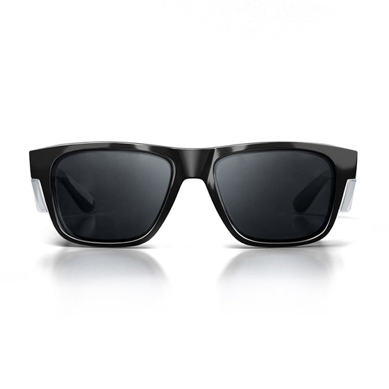 Fusions Black Frame Polarized Lens Safety Glasses