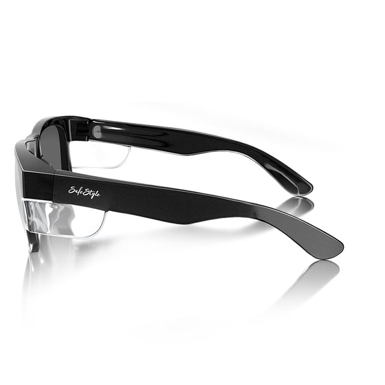 Fusions Black Frame Polarized Lens Safety Glasses