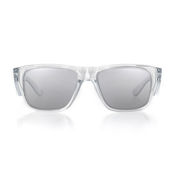 Fusions Clear Frame Hybrids Photochromic Lens Safety Glasses