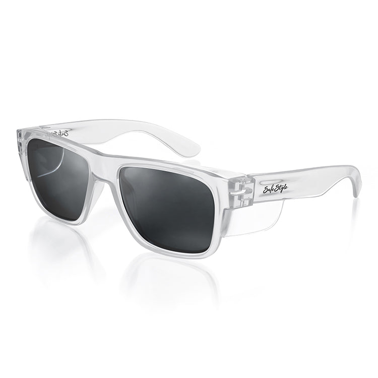 Fusions Clear Frame Polarized Lens – SafeStyle Eyewear US