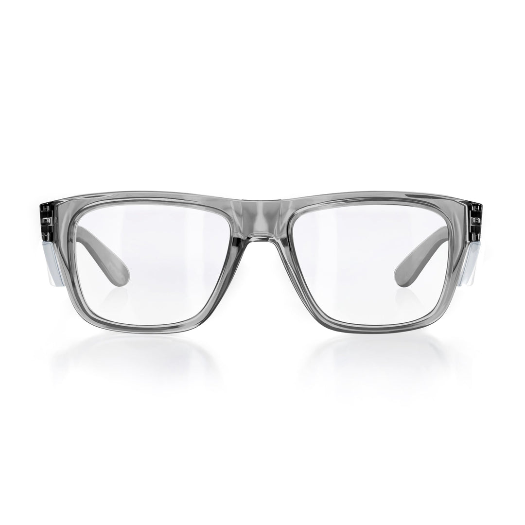Fusions Graphite Frame Clear Lens – SafeStyle Eyewear US