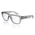 Fusions Graphite Frame Clear Lens Safety Glasses