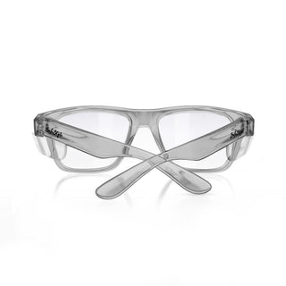 Fusions Graphite Frame Clear Lens Safety Glasses