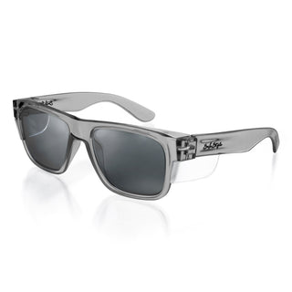 Fusions Graphite Frame Tinted Lens Safety Glasses