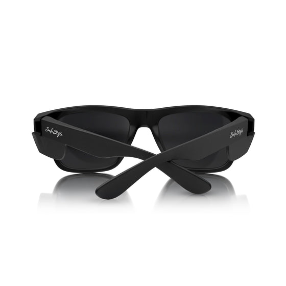Fusions Matte Black Frame Polarized Lens Safety Glasses